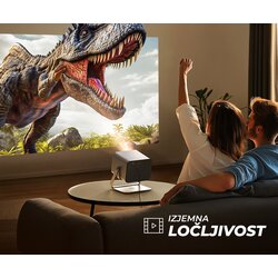 Byintek Prenosni LED DLP projektor UFO R90 MAX, GoogleTV, 4K UHD, daljinec, (5000011542) Cene