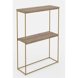 ADRK Konzolni stol Velo s ianom bazom - ZLATNA-SONOMA HRAST Cijene