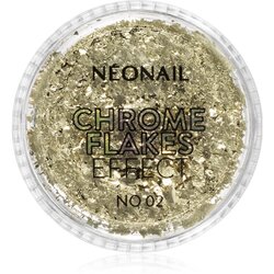 NeoNail Chrome Flakes Effect No. 02 bleščeči prah za nohte 0,5 g Cene