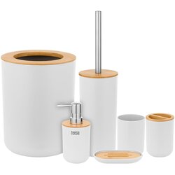 Teesa Set kupatilskih dodataka i pribora 6 komada beli TSA0400-W Cene