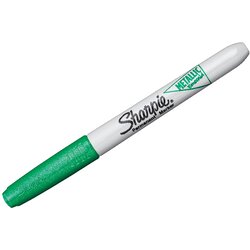 Sharpie permanentni marker metallic smaragd Cene