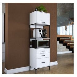 Hanah home JE135 - 3101 white multi purpose cabinet Cene