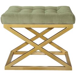 Atelier Del Sofa capraz - gold, green goldgreen pouffe Cene