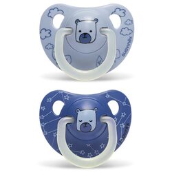 Suavinex varalica anatomska S 6/18M noćna A2 Medved 304523 Cene