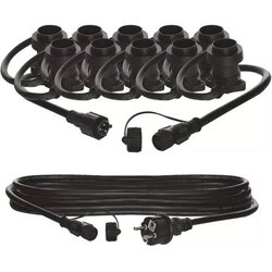 Emos Lanac za 10 sijalica E27 Start set 7,35m sa priklj.kabelom 5m DCPZ01 Cene