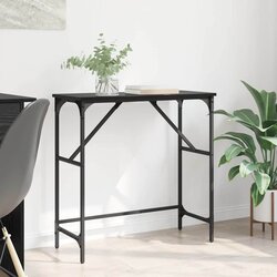 vidaXL Konzolna stolica Crni hrast 75 x 32 x 75 cm Konstruirano drvo Cijene