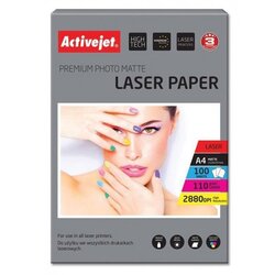 Papir Activejet A4 Laser Mat 110 g, 100/1 Cene