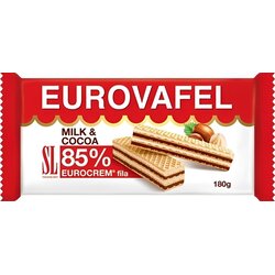 Swisslion napolitanke eurovafel 85% eurokrem fila 180g Cene