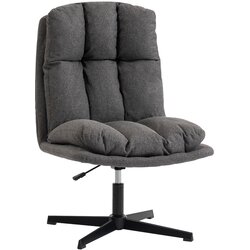 HOMCOM naslonjač poliester, pena 75D x 63Š x 102V cm Temno siva, (5000242965) Cene