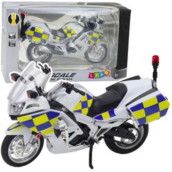Metalna svjetla za policijski motocikl zvuče bijelo 1:12 Cene
