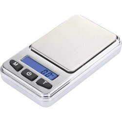 Basetech Džepna vaga SJS-60008 raspon vaganja (maks.) 200 g očitavanje po 0.01 g na baterije, srebrna Cene