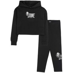 Leone 1947 Otroški kompleti Girl Hoody + Leggings Lavender Črna Cene
