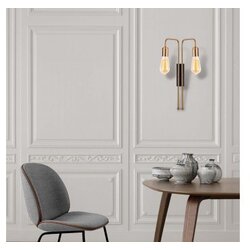 Opviq lights Zidna lampa E27 Grlo, Zlatno-crna Cene