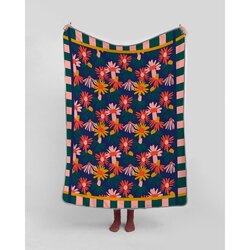 Madre Selva Odeja 170x130 cm Floral - Madre Selva Cene