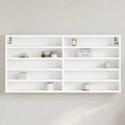 vidaXL Vitrina bijela 100x8,5x50 cm konstruirano drvo Cijene