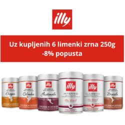 Illy zrno 250g - 6 pakovanja Cene