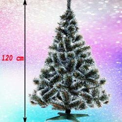 G-Trees gusta novogodišnja jelka bor sa belim vrhovima 120 cm AT 20929 Cene