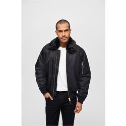 Brandit MA2 Jacket Fur Collar Black Cene