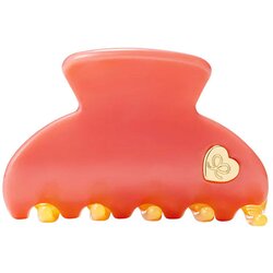By Eloise London Medium Hair Claw Gold Heart sponka za lase 1 kos odtenek Coral Sunset za ženske Cene