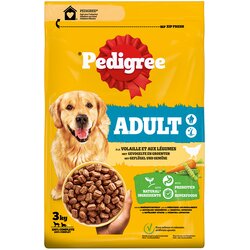 Pedigree Adult perutnina & zelenjava - 3 kg Cene