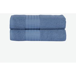 Good Morning Plavi pamučni ručnici u setu 2 kom od frotira 70x140 cm – Cene