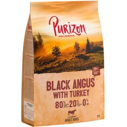 Purizon Black-Angus govedina s puranom Adult - brez žit - 4 kg (4 x 1 kg) Cene