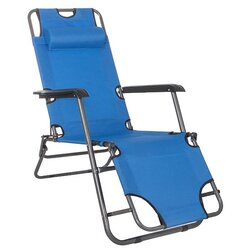 springos ležalnik naslon za glavo ozek sprostitveni ležalnik naslon za noge zložljiv kovinski rekreacijski ležalnik VxŠxG: 80 x 60 x 120 cm, (21629421) Cene
