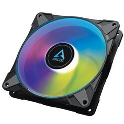 Arctic P14 pwm pst a-rgb black ventilator Cene