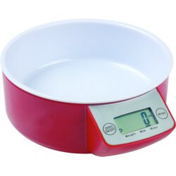 MELCHIONI family Vaga, Kuhinjska, sa Posudom, LCD Display, Crvena Boja, ALLEGRA RW Cene