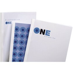 Korice ZA TERMO UVEZ 10MM 240G GLATKE A4 PK100 GBC IB370168 BIJELE!! Cene
