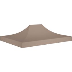 vidaXL Streha za vrtni šotor 4,5x3 m taupe 270 g/m², (20692758) Cene