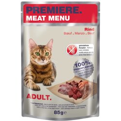 Premiere Cat Meat Menu Adult Govedina 85g vrečka Cene