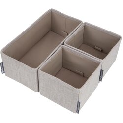Bigso Box of Sweden Komplet 3 bež organizatorjev predalov Cene