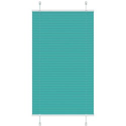 vidaXL Plisirana žaluzija petrolejno zelena 80x150 cm, širina blaga 79,4 cm, poliester, (5000297690) Cene