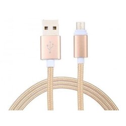 Alpha Star USB pleteni kabl (Micro USB slot) 2 m zlatni ( Micro USB-2M-PL-Z ) Micro USB-2M-PL-Z Cene