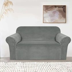  Rastegljiva navlaka Velvet-dvosed 140x180cm siva Cene