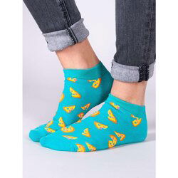 Yoclub Unisex's Ankle Funny Cotton Socks Patterns Colours SKS-0086U-B300 Cene