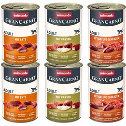 animonda GranCarno Original Adult 6 x 400 g - Mešano pakiranje 2 (3 vrste) Cene