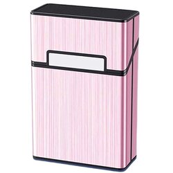 INF Kovinski etui za cigarete za 20 običajnih cigaret - magnetno zapiranje Pink, (5000158307) Cene