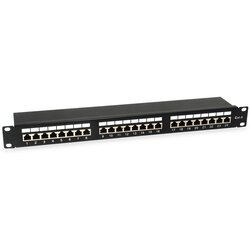 Equip 24-Port Cat.6 Shielded Patch Panel, Light Grey Cene