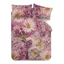 RHS Rožnata enojna posteljnina 135x200 cm Rosemoor Floral – Cene