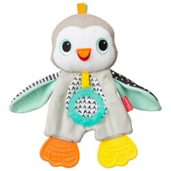 Infantino Cuddly Teether Penguin plišana igračka s grickalicom 1 kom Cene