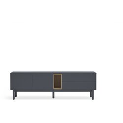 Teulat Tamno sivi TV stol 180x56 cm Corvo - Cene