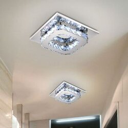 Toolight stropna svjetiljka kristalna kvadratna glamour stropna s 8W APP405-C APP406-C Cijene