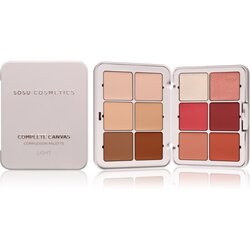SOSU Cosmetics Complete Canvas Complexion Palette večnamenska paleta za obraz odtenek Light 26.4 g Cene