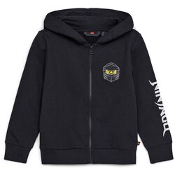 Lego ninjago duks sa rajsferšlusom i kapuljačom, crna Cene