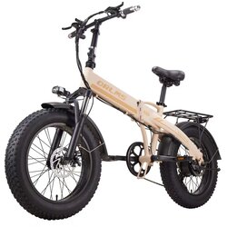 ORLMS S9F zložljivo električno kolo, 20" fat bike, 48V 13Ah baterija, bež, (5000255635) Cene