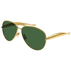 Bottega Veneta BV1305S 001 ONE SIZE (64) Zlata/Zelena Cene