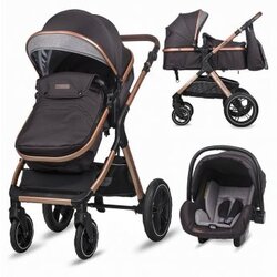 Coccolle melora kolica za bebe 3u1 - crna Cene
