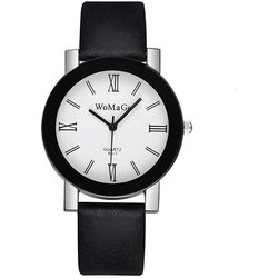 Womage Ura RE-13891 - Črna / Bela Cene